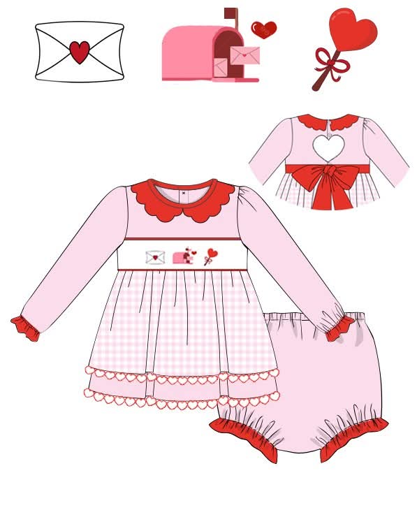 Dear Valentine Diaper Set